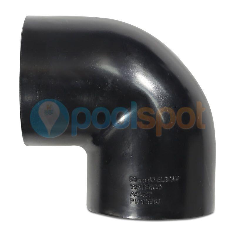 Elbow, 90, CAT 13 Pressure PVC Fitting, Black - Waterco