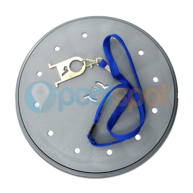 Poolrite / Zodiac Round Dress Ring + Twist Lock Deck Lid + Skimmer Key - Various colours