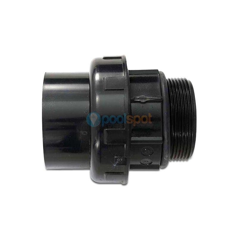 Union Assembly 50mm/2", Black, for Poolrite S9000 Sand Filter