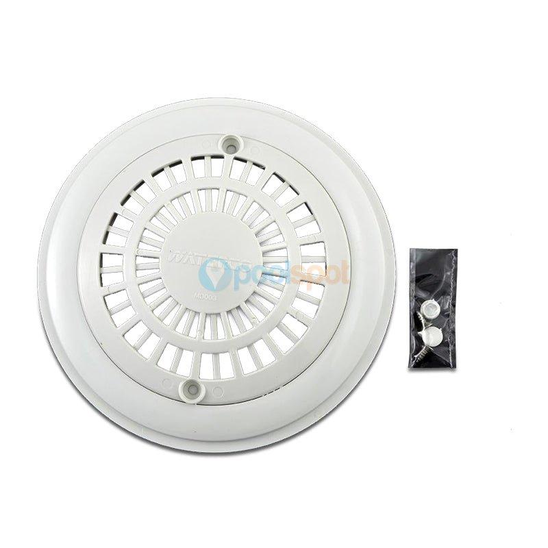 Waterco Main Drain Cover and Dress Ring - White