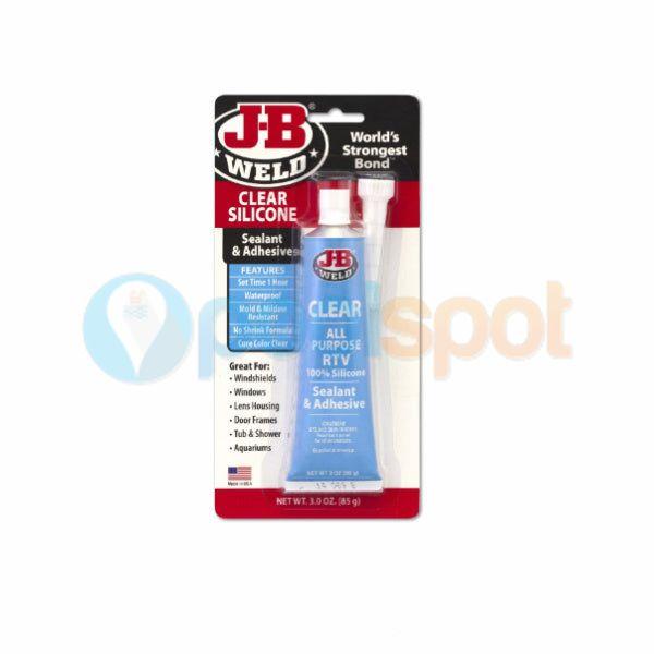 J-B Weld Clear Silicone All Purpose Adhesive 85g