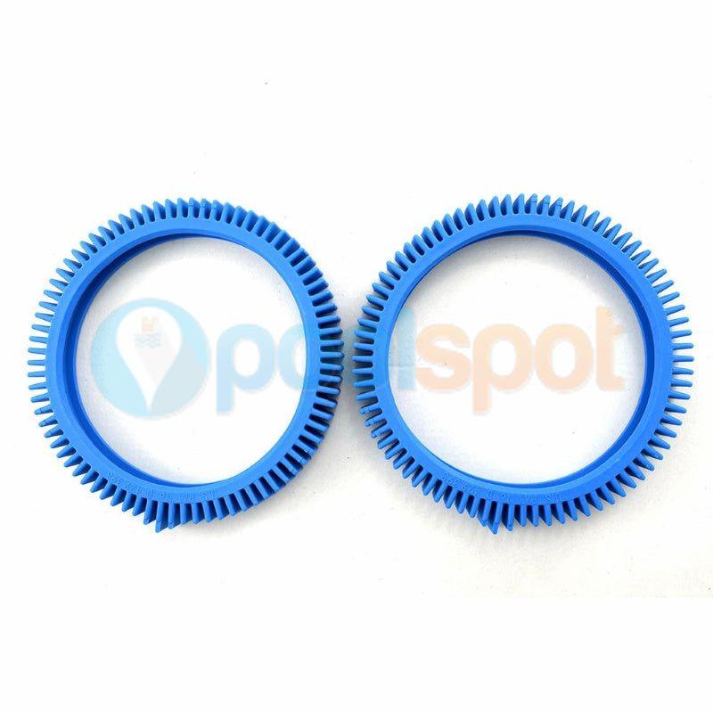 Front Tyre / Tire Set - Standard 3 Finger - Blue for The Pool Cleaner 2W / 4W / Pressure