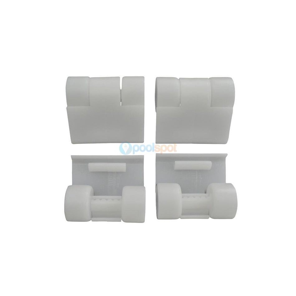 Front Skirts with Rollers (4pk) - White for The Pool Cleaner 2W / 4W