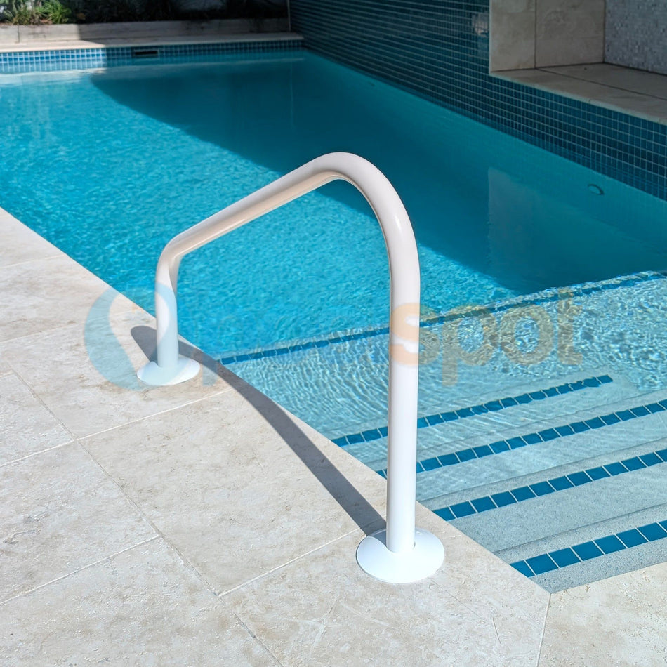 Saftron Deck Mounted 2-Bend Stair Rail (Pair)