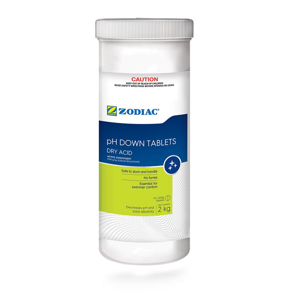 pH Down Tablets, Zodiac, 2kg