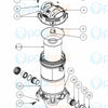 AstralPool ZX / Zodiac ZCF Cartridge Filter Parts Diagram