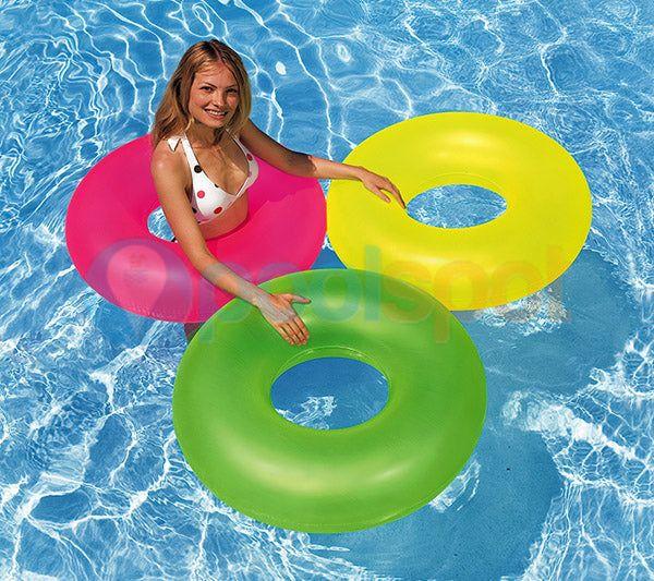 Intex Neon Frost Tube Swim Ring - Assorted Colours