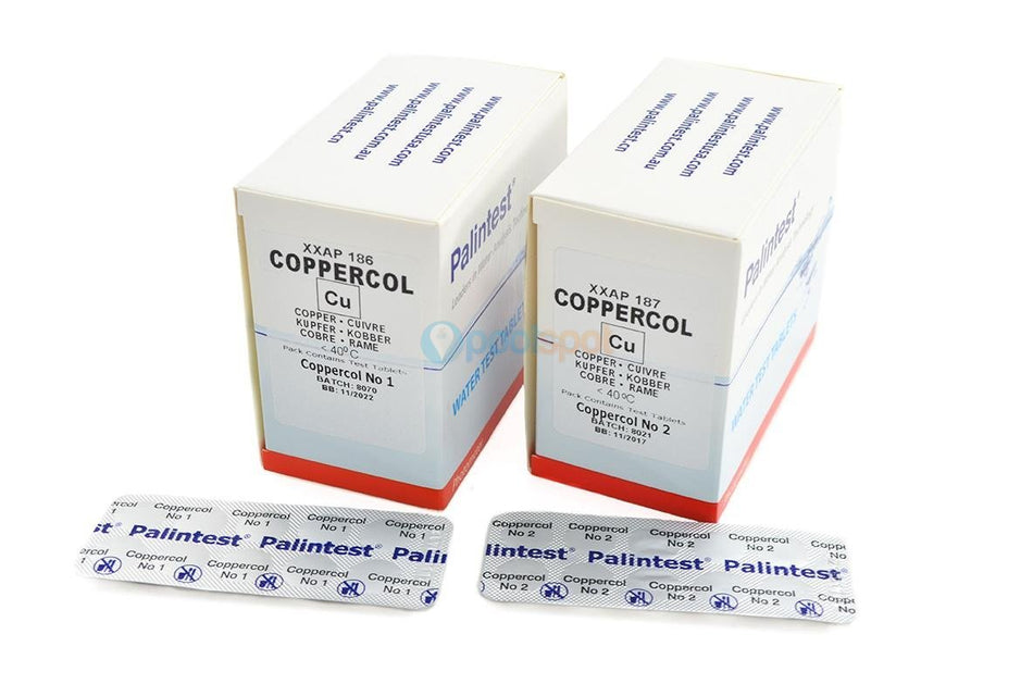 Palintest Free Combined and Total Copper (Coppercol) - Box of 250 Photometer Test Tablets