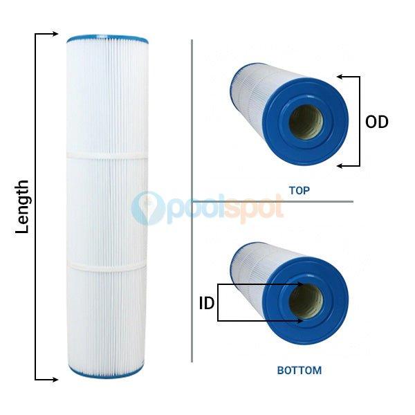 Filter Element, Generic, to suit Aquaswim CF100 / Davey Lock Ring C100