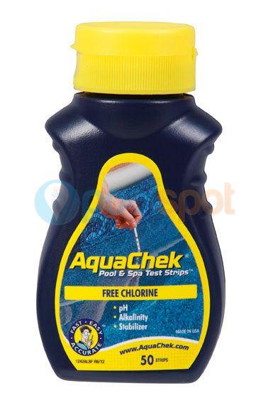 Aquachek 4 in 1 Chlorine Test Strips (50 Tests)