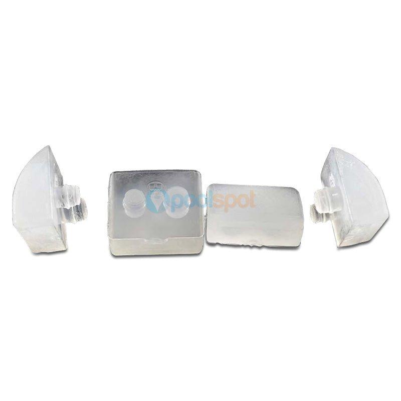 Hayward Pod Shoe Set - Large - Clear / Concrete Pools