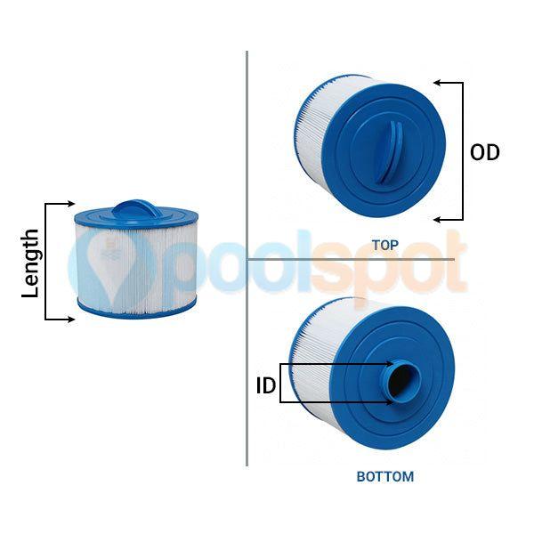 Signature Platinum XMF 50 BF / SG50B / Bullfrog 50 Generic Cartridge Filter Element