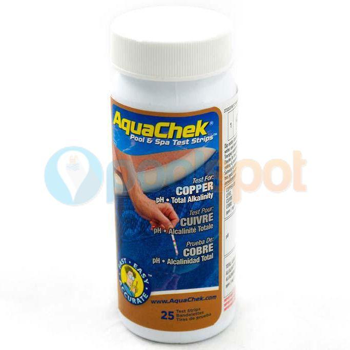 Aquachek Copper 3 in 1 Test Strips (25 Tests)