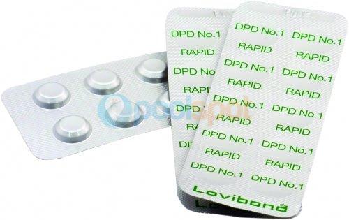 DPD 1 Chlorine Test Tablets (10 Tablets per strip)
