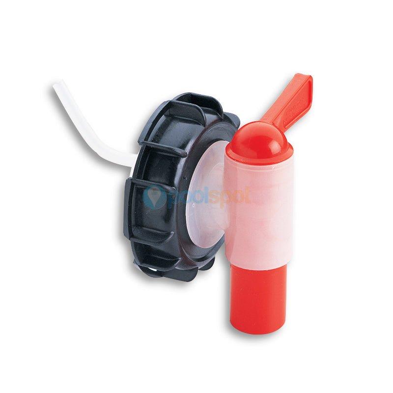 Drum Cap Aeroflow Tap for Liquid Chlorine and Acid Drums
