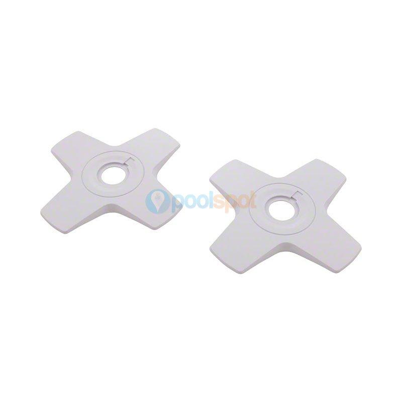 Wheel Styling, 4-Spoke (2PK) - Metallic Grey - for Hayward Aquanaut 250 / 450