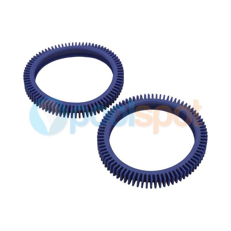 Rear Tyre / Tire - Metallic Blue Std (No bump) 2pk for Hayward Aquanaut 250 / 450