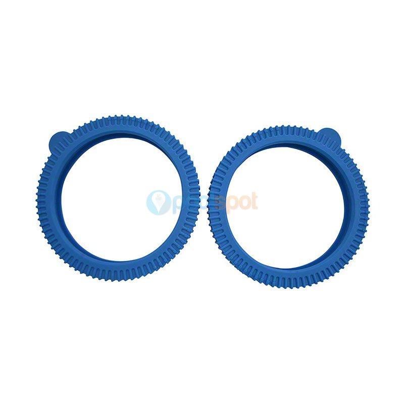 Front Tyre / Tire - Metallic Blue w/ Super Solid 2pk for Hayward Aquanaut 250 / 450