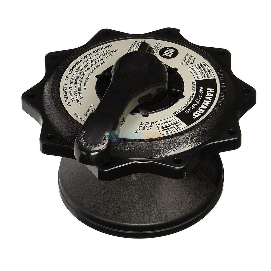 Valve Top Assembly (Black) for Hayward Vari-flo SP0715 / SP0716 Multiport Valve