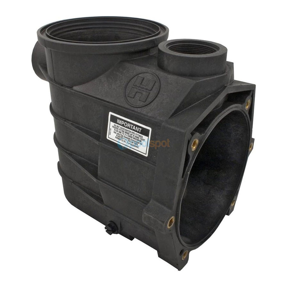 Pump Housing / Strainer, 2" / 50mm, Screw Lid, w/ Drain Plug for Hayward Super II / Super 2