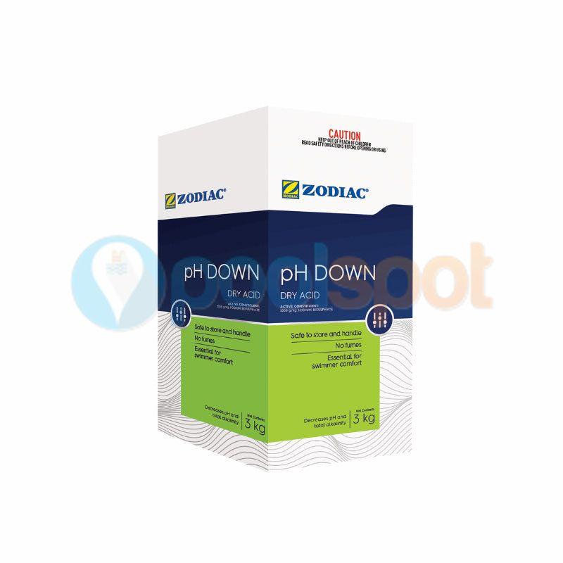 pH Down (Dry Acid), Zodiac, 3kg