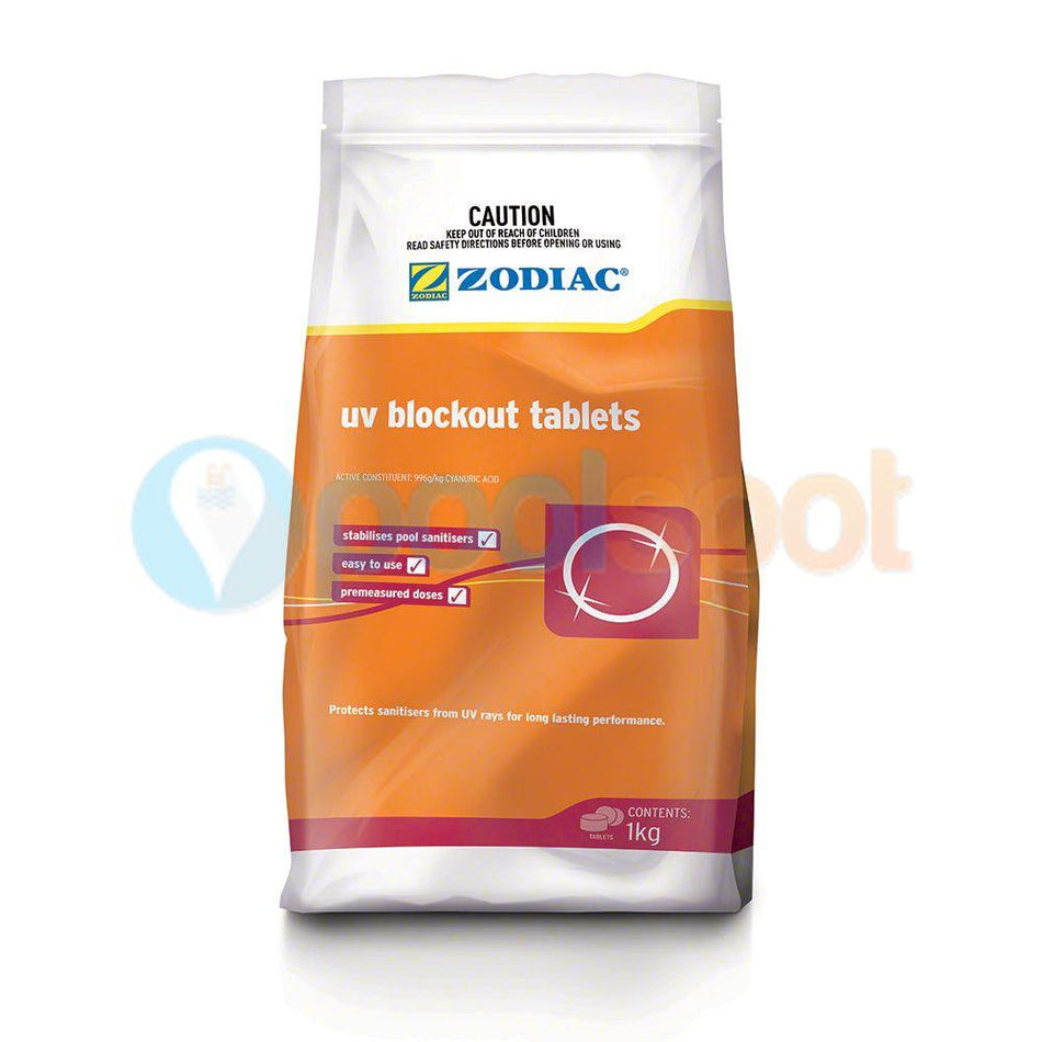 UV Blockout (Stabiliser) Tablets, Zodiac