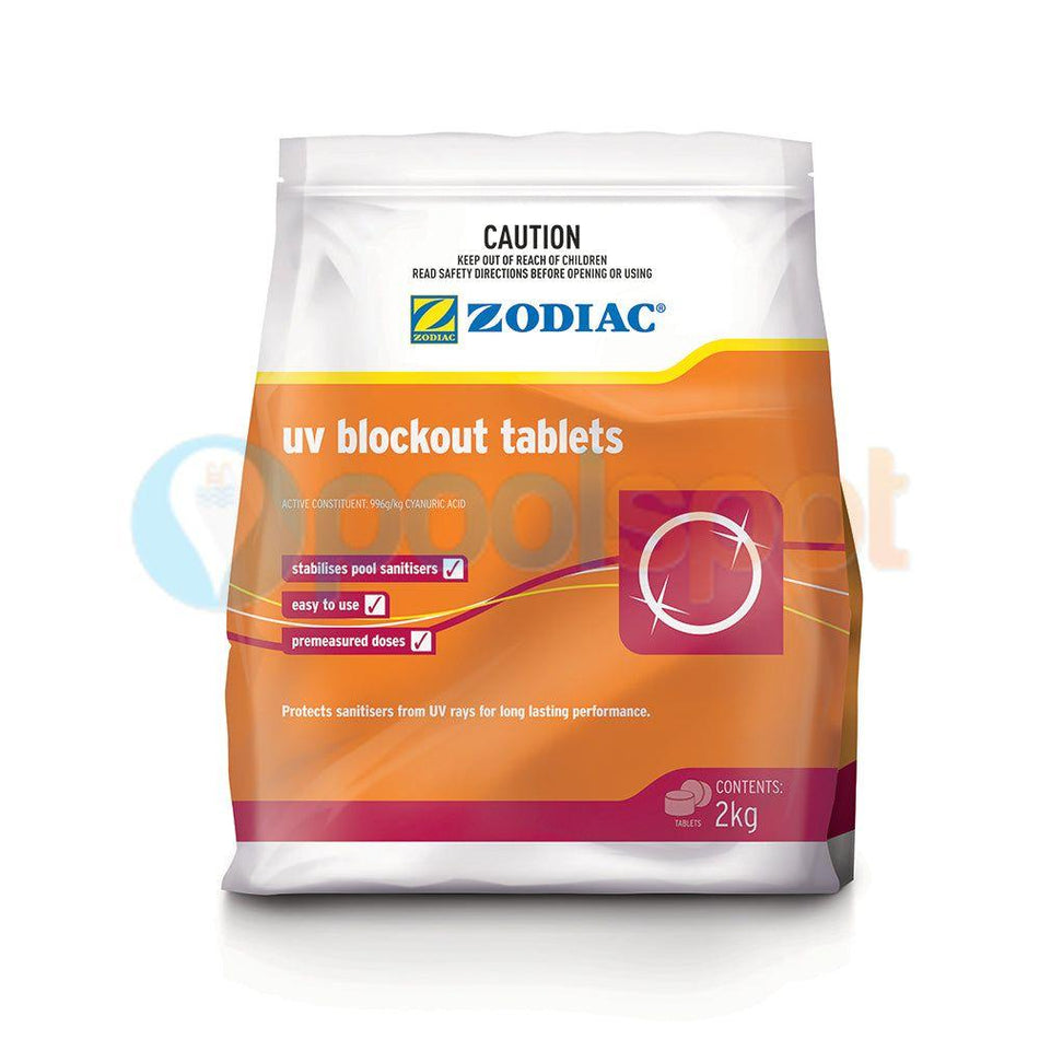 UV Blockout (Stabiliser) Tablets, Zodiac