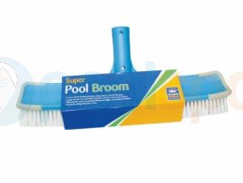 Pool Broom / Brush - 18"/45cm - Super broom with dual bristles - Aussie Gold